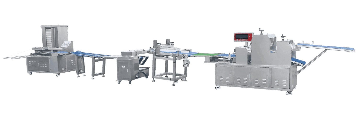 Linea di produzione di panini ripieni a doppia doppia a vapore automatico