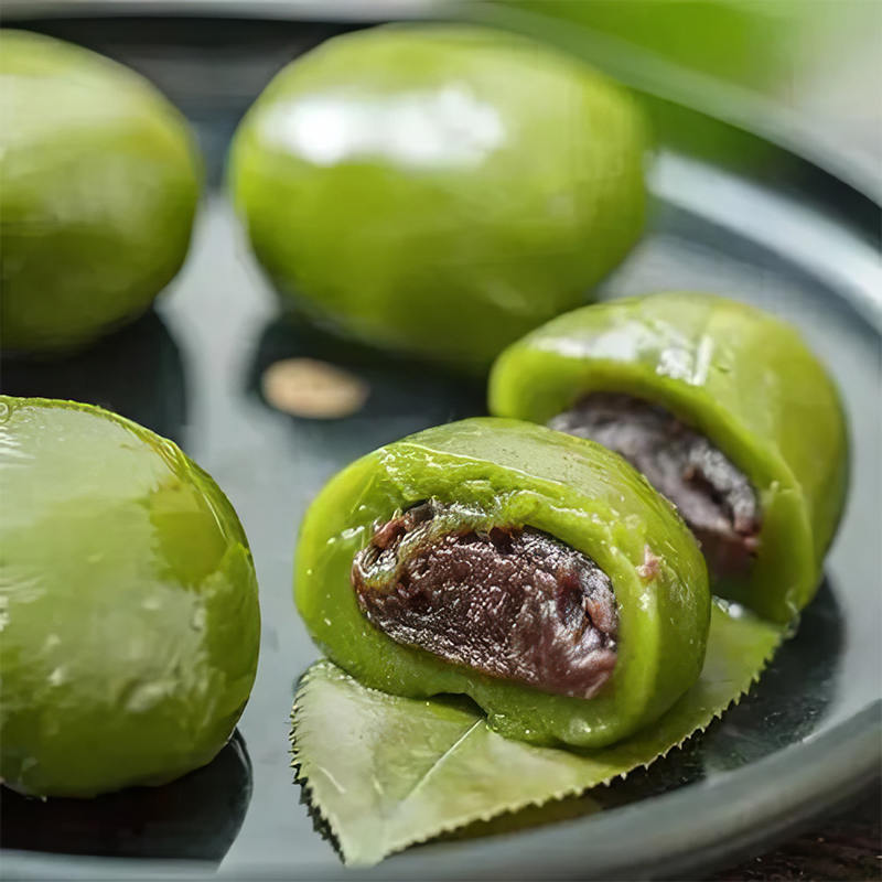 Palline di riso verde